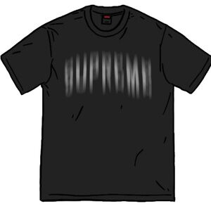 Supreme Blurred Arc Black Shirt